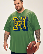Notre Dame University Herren-T-Shirt in Übergröße, kurzärmelig